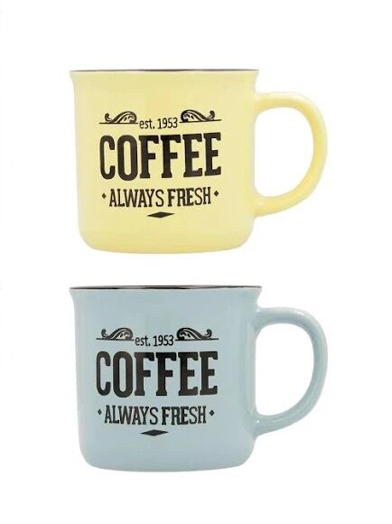 TAZA MUG CERMICA COFFEE ALWAYS FRESH DIFERENTES COLORES 330 ML 1 UD (CHINA)