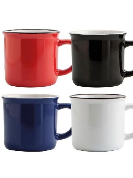 TAZA MUG CERMICA FREPEE QUID DIFERENTES COLORES 330 ML 1 UD (CHINA)